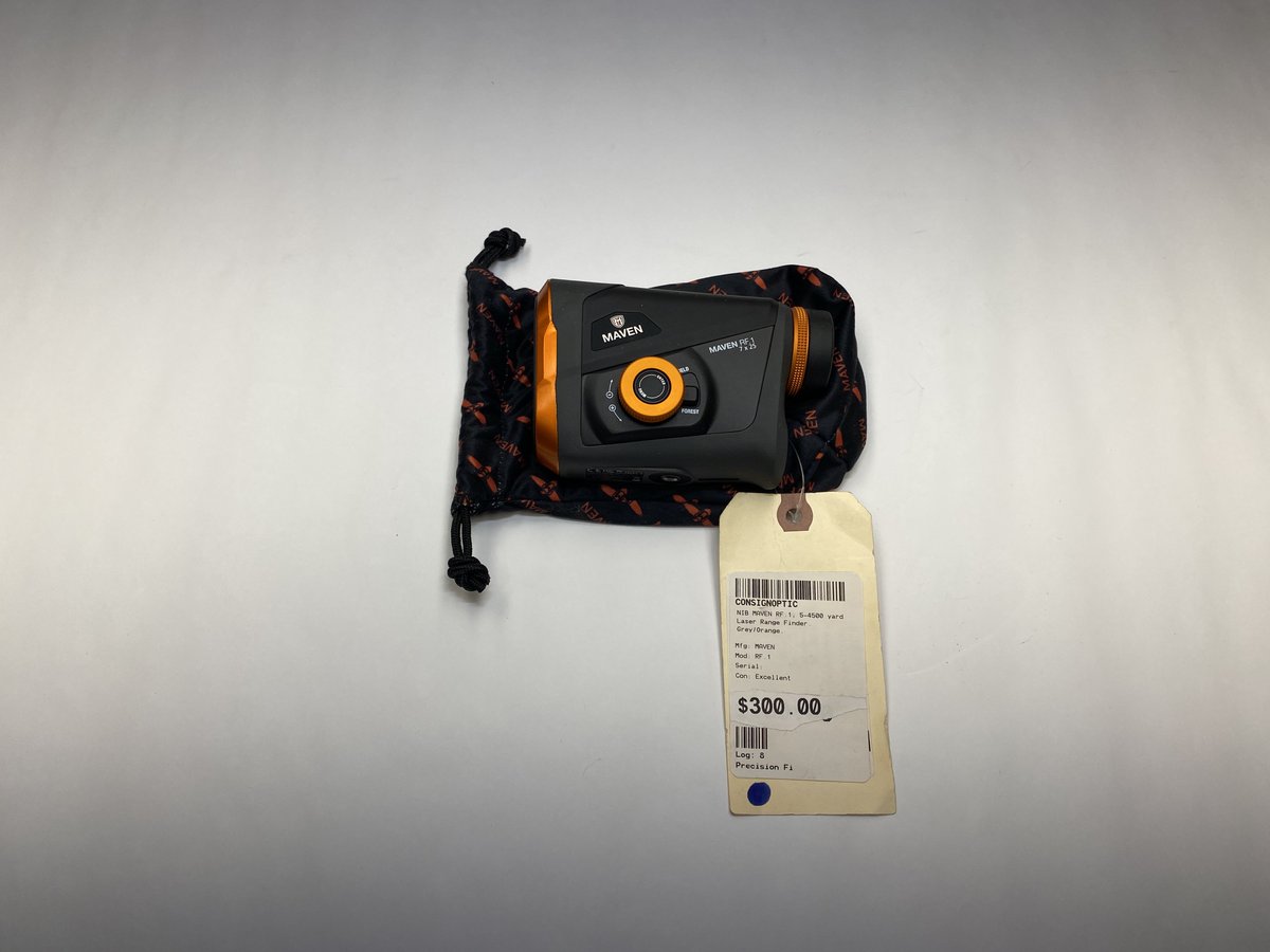 precision_arms's tweet photo. In on consignment: Maven 4500 yard Range Finder. Sweet Deal!
Come check it out at Precision Firearms
https://t.co/GoxKg09bTw
#precisionfirearms #maven #rangefinder #thegunstock #consignment https://t.co/d3ehQ8jslr