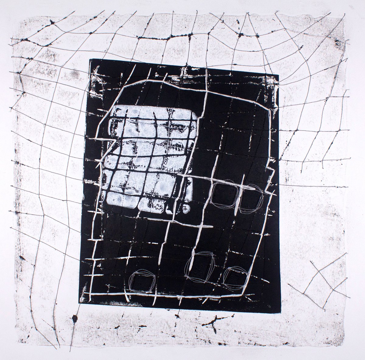 Bridge_Projects's tweet image. &quot;Grids, Nets, and the Unspeakable&quot; @JAAnderson7 
on Daniel Callis&apos; exhibition Stations: Resurgam

&quot;. . .nets suggest a noetic open-endedness—a lack of completion and resolution, a lack of ability to see what one is doing or what one is interacting with.&quot;
bridgeprojects.com/editorial/grid…