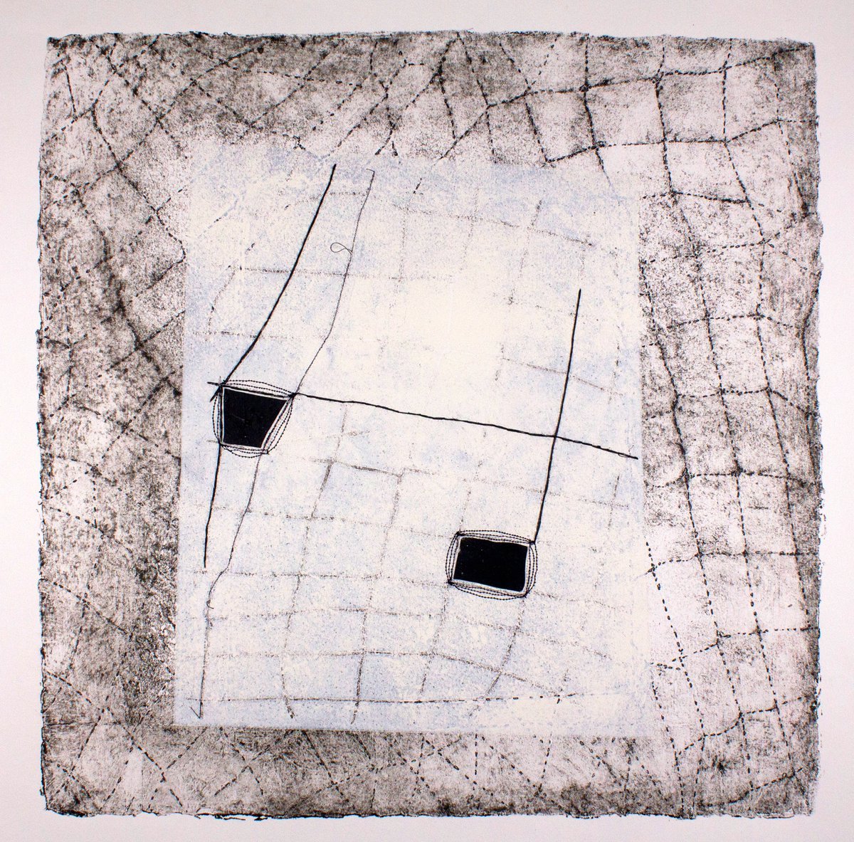 Bridge_Projects's tweet image. &quot;Grids, Nets, and the Unspeakable&quot; @JAAnderson7 
on Daniel Callis&apos; exhibition Stations: Resurgam

&quot;. . .nets suggest a noetic open-endedness—a lack of completion and resolution, a lack of ability to see what one is doing or what one is interacting with.&quot;
bridgeprojects.com/editorial/grid…