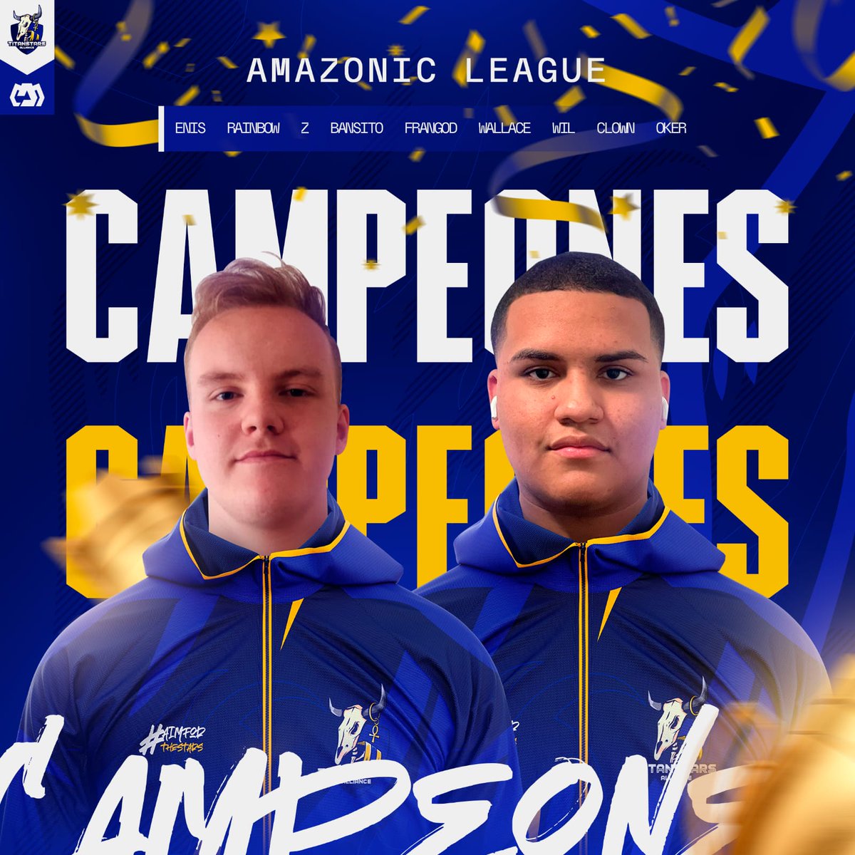 TSA Gaming (@tsagaming_) on Twitter photo #CR • ¡ Somos Campeones ! ⭐️
Las estrellas logran bajar la estrella del campeonato tras una dura batalla y un partido no apto para cardíacos 💙🎊
🏆• <a href="/AmazonicL/">Amazonic League</a>
⚔️• <a href="/Omega_eSportsCR/">Omega eSports</a>
📋• 3x2
¡ Revive las jugadas aquí !
📡• twitch.tv/kevincitogt
#AimForTheStars ✨️ #CR • ¡ Somos Campeones ! ⭐️
Las estrellas logran bajar la estrella del campeonato tras una dura batalla y un partido no apto para cardíacos 💙🎊
🏆• <a href="/AmazonicL/">Amazonic League</a>
⚔️• <a href="/Omega_eSportsCR/">Omega eSports</a>
📋• 3x2
¡ Revive las jugadas aquí !
📡• twitch.tv/kevincitogt
#AimForTheStars ✨️