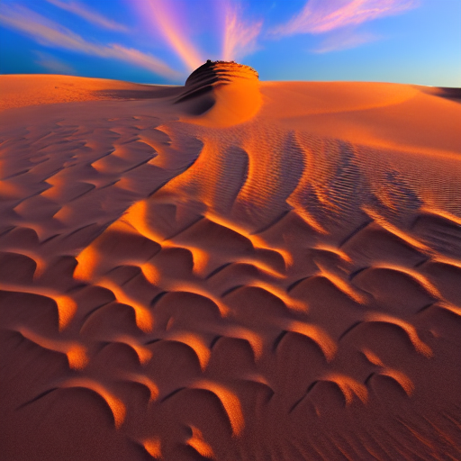 #Désert #Dune #Sable #Soleil 
#Photos #Images 
#ImagesVirtuelles #ImagesDeSynthèse
#IntelligenceArtificielle #IA
