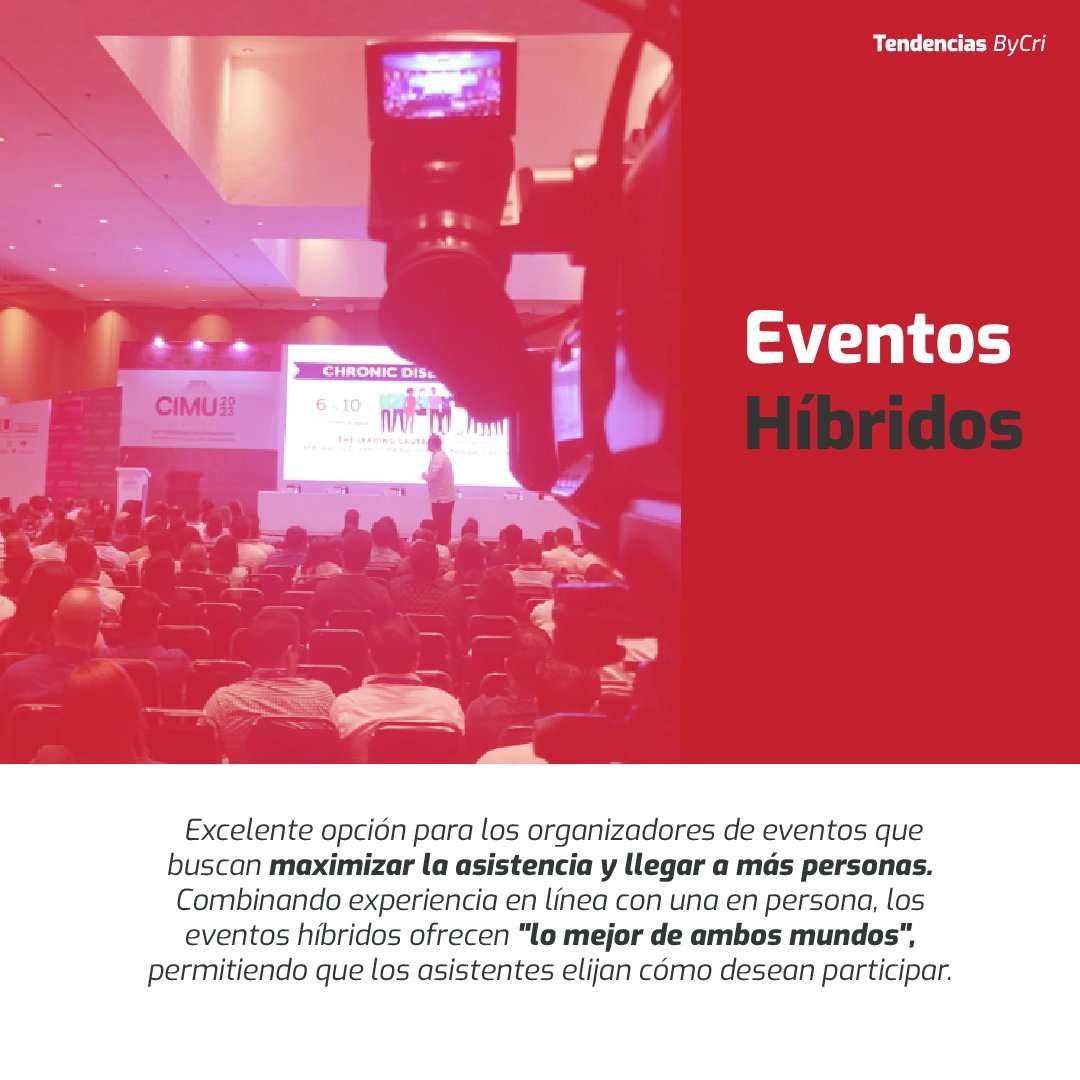 Conoce las 3 Tendencias en eventos que te harán alcanzar el éxito de tu próximo congreso.📢 Con más Tecnología, personalizables y más sustentables. ✅

Da click aquí y comiencemos a organizarlo 👨‍💻 cricongresos.com