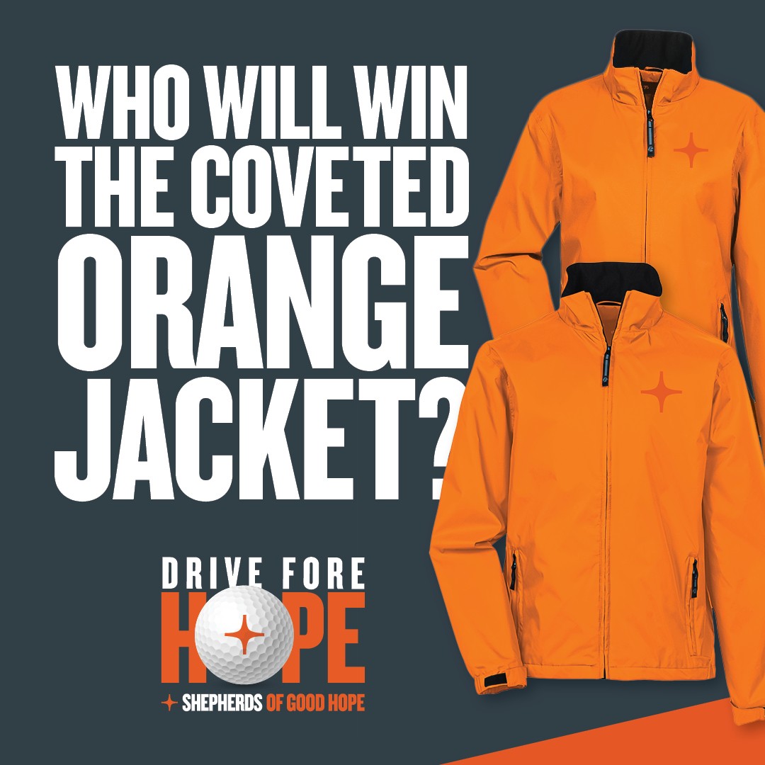 sghottawa's tweet image. The #Greenjacket. Jack won 6. Tiger won 5. Arnold won 4. But who will win the first #OrangeJacket? Maybe you? Join us for the inaugural #DriveForeHope golf tournament @LochMarchGolf, Sept 18, in support of Shepherds of Good Hope! Registration now open. driveforehope.com