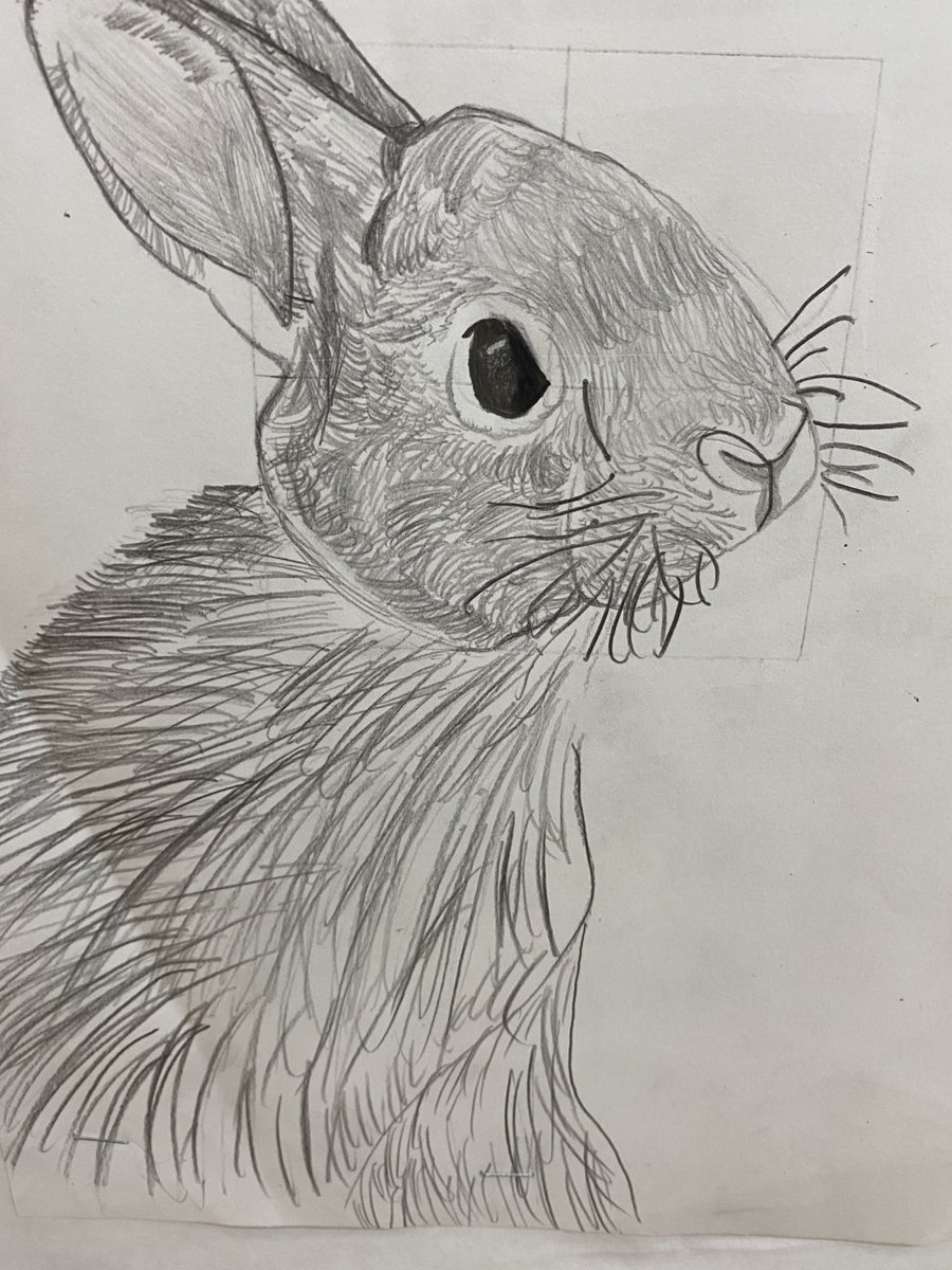 Love these bunnies done by my middle school scholars -⁦<a href="/GLECART/">Gregory-Lincoln PVA Art Department</a>⁩ ⁦<a href="/chandelart/">Dr. Chandel Hancock</a>⁩ ⁦@HISDFineArt⁩