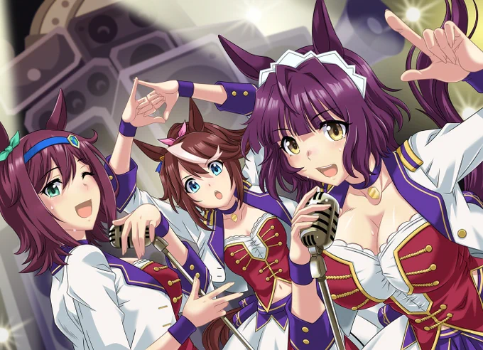 #ウマ娘イイデセゾンちゃんのお誕生日絵を上げてるのは世界中で自分だけだろうな! 