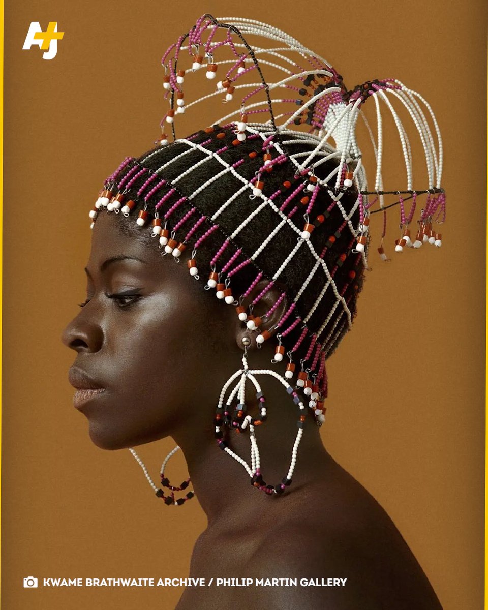 ajplus's tweet photo. The phrase “Black Is Beautiful,” which has been credited to Jamaican civil rights activist Marcus Garvey, shaped Kwame Brathwaite’s career.

He used his photography to highlight dark-skinned beauty, pushing against Eurocentric standards. https://t.co/d5uH4HIJq0