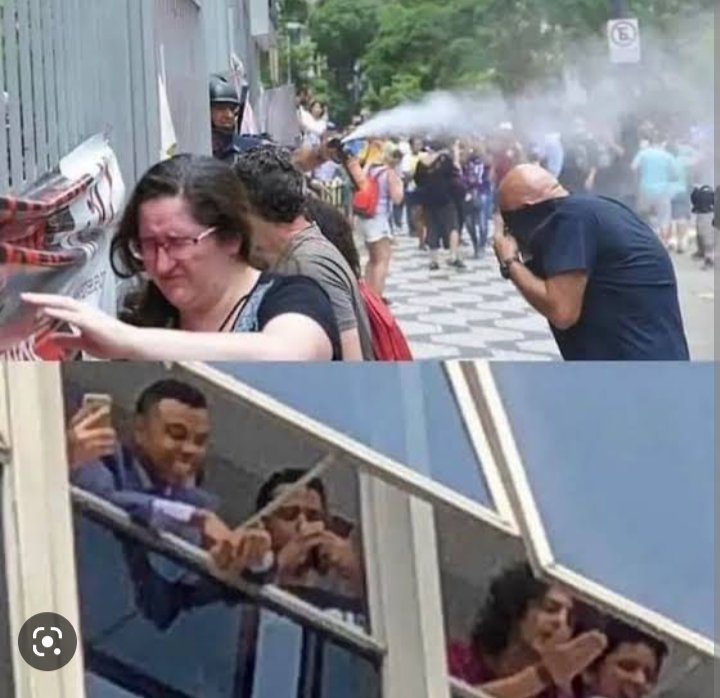 <a href="/FernandoHoliday/">Fernando Holiday</a> Professor passa a vida toda estudando, recebe mal, não tem plano de carreira decente, precisa de 2 ou 3 matrículas para se sustentar. Quando professor busca melhores condições de trabalho e é agredido pela PM, o então vereador ri. Ainda teria que fazer + treinamento?