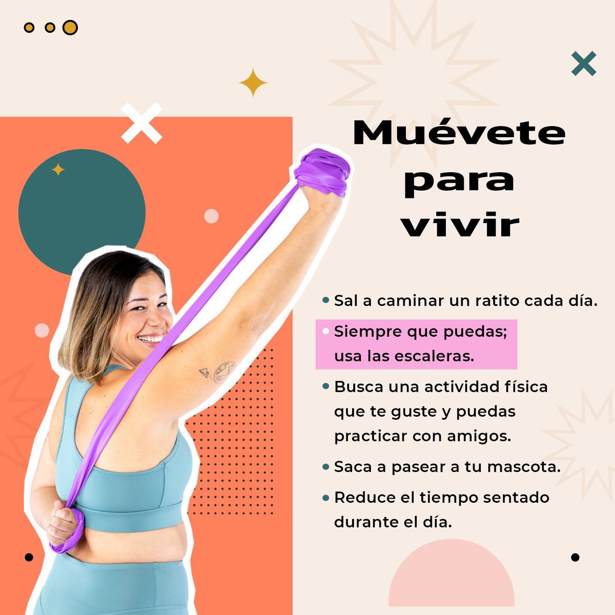 DeRioblanco's tweet photo. ⛹🏻‍♀️🚴🏽 | Nos sumamos al #DíaDeLaActividadFísica y en este post de dejamos algunos datos sobre la importancia de  #moverte y llevar hábitos de vida saludables para cuidar tu salud. 💃🏻🕺🏻

@elisabethriob 👠
Alcaldesa de 
#RioblancoResponde 20-23 https://t.co/7ck3WL2ei0