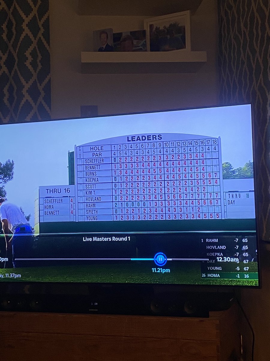 larrywalford's tweet image. Has anyone ever made any sense of the old fashioned scoreboards. So many players that are better than 2 under are left off. How do they choose? #Masters2023