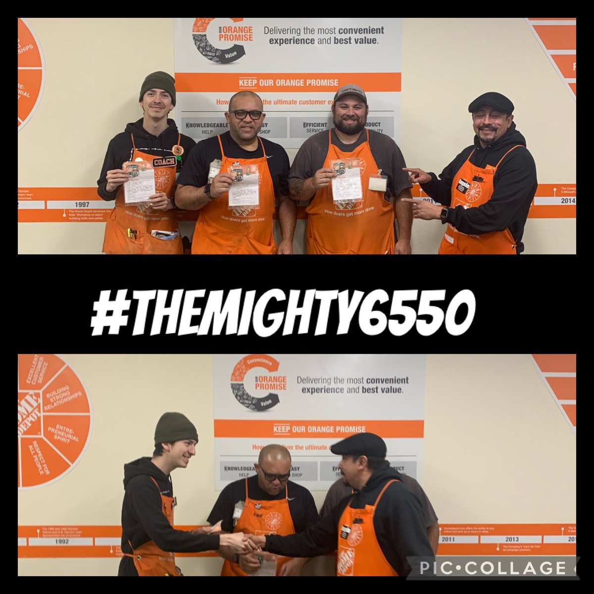 Taking the time to thank/celebrate these 3 associates who came together for the better good and delivered “Excellent Customer Service” and “Doing the Right Thing” by taking care of our customers. <a href="/jreed4401/">Jennifer Reed</a> <a href="/Heather_Ava1os/">Heather Avalos</a> <a href="/lizlalejandro/">LIZ LIMON-ALEJANDRO</a> <a href="/HD_Freddy6989/">Freddy Bernal</a> <a href="/DanielCuster7/">Daniel Custer</a>