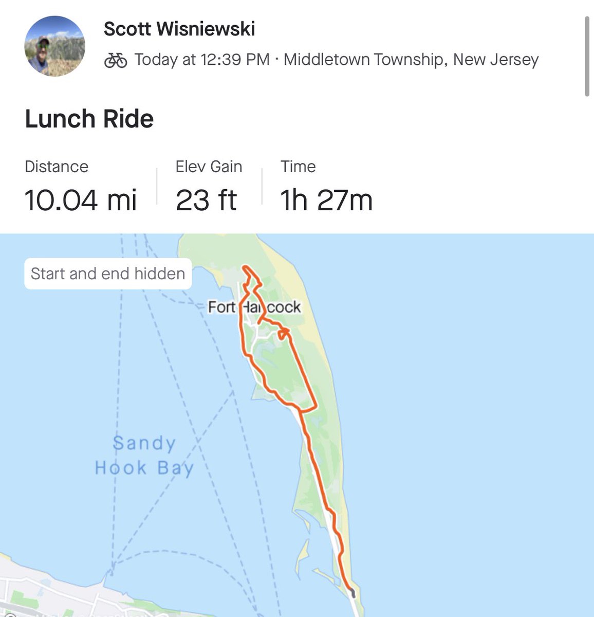 PLHS_Principal's tweet photo. They say going to the ocean can help clear your mind. Great day to head to Sandy Hook with the girls to hang on the beach and enjoy a 10 mile bike ride with my little ladies!
Hoping for positive vibes and good fortune over the next couple of months.
#Selfcare
#SpringBreak23 https://t.co/BWuQqr3rK6