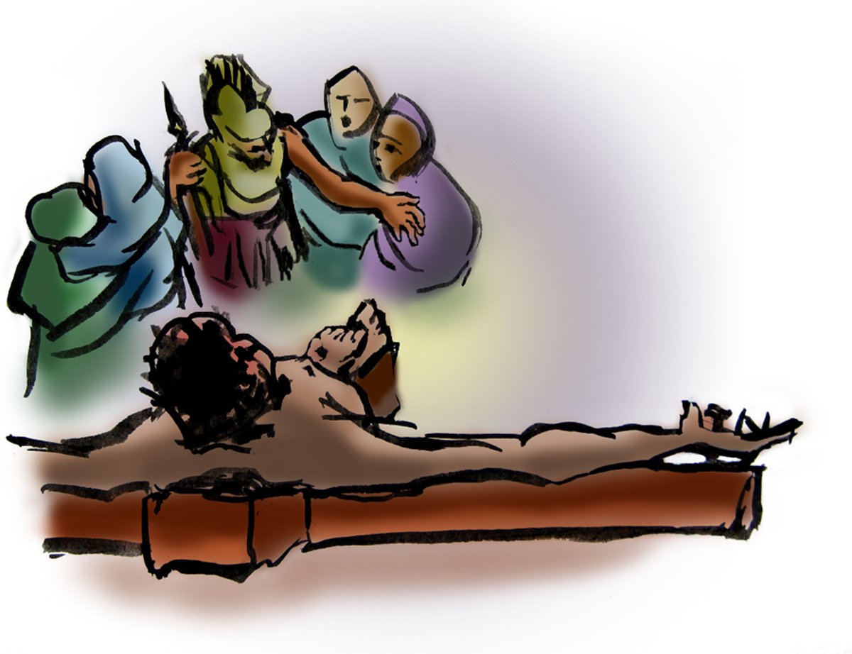 You're cordially invited to join us for Good Friday worship, Friday April 7 at 10:00 a.m. 63 Grand Ave. N. in Cambridge Ontario (near Park Hill Road).
(Graphic courtesy Augsburg Fortress Liturgies Annual License #SAS103674.)