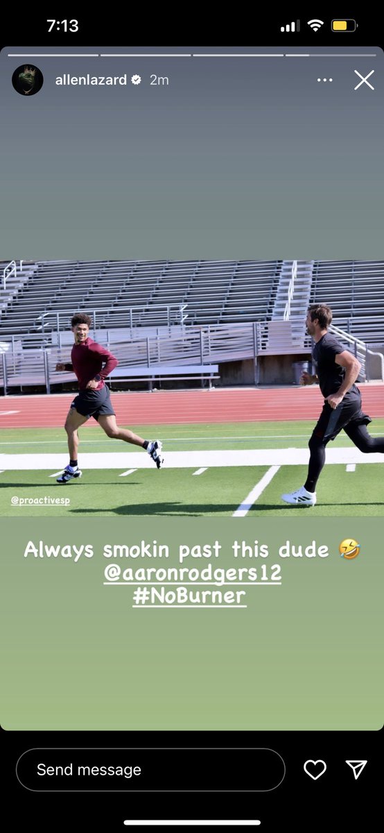 GothamCityM's tweet image. Future New York Jet Aaron Rodgers and current New York Jet Allen Lazard working out together today👀 per: @AllenLazard