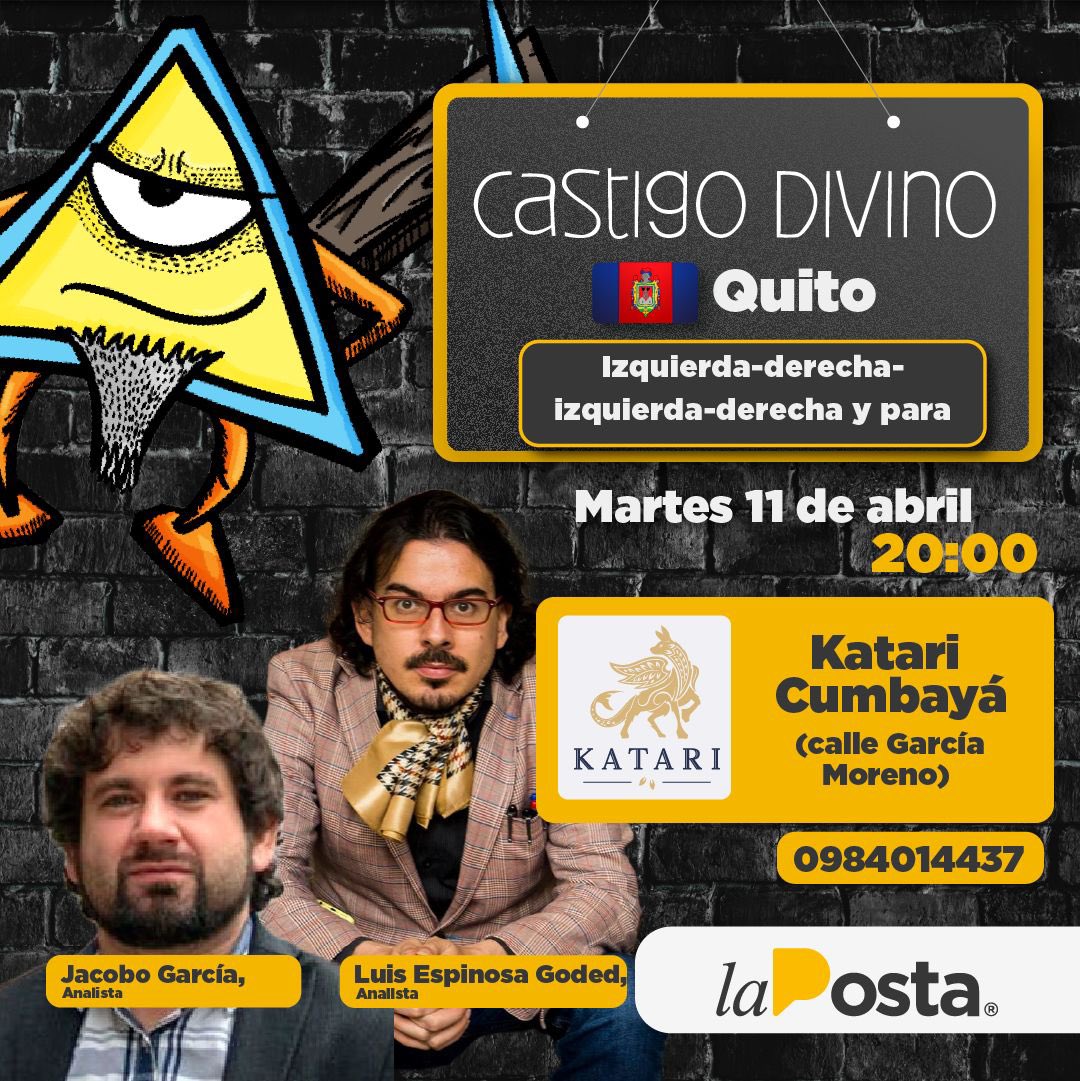luisevivanco's tweet photo. Izquierda, derecha, izquierda, derecha y para!
Dos españoles, dos enfoques distintos. Dinamita!!!
Nos vemos el martes en Katari Cumbayá.
@luisesgo
@JacoboG_Ecu https://t.co/MeRSdSh7kz