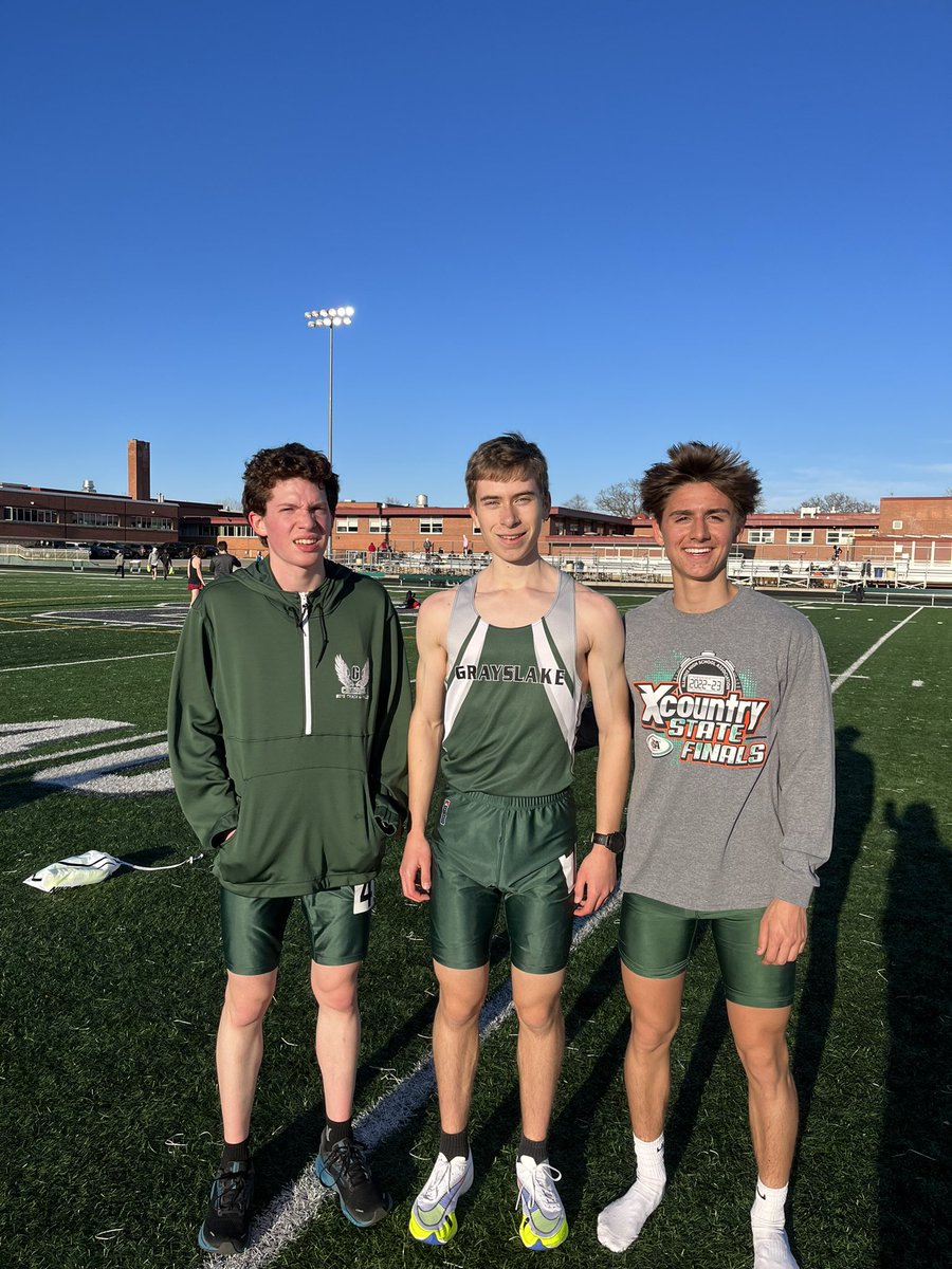 GCHSTRACK's tweet photo. Sato (#1), Chaney (#5) and Varblow (#6) earn the Rams critical points in the 3200 meter as the boys seek to gain a TEAM victory. @GoGCHSRams #StateDOE #Legacy #StateDOE https://t.co/ED1wrROA8S