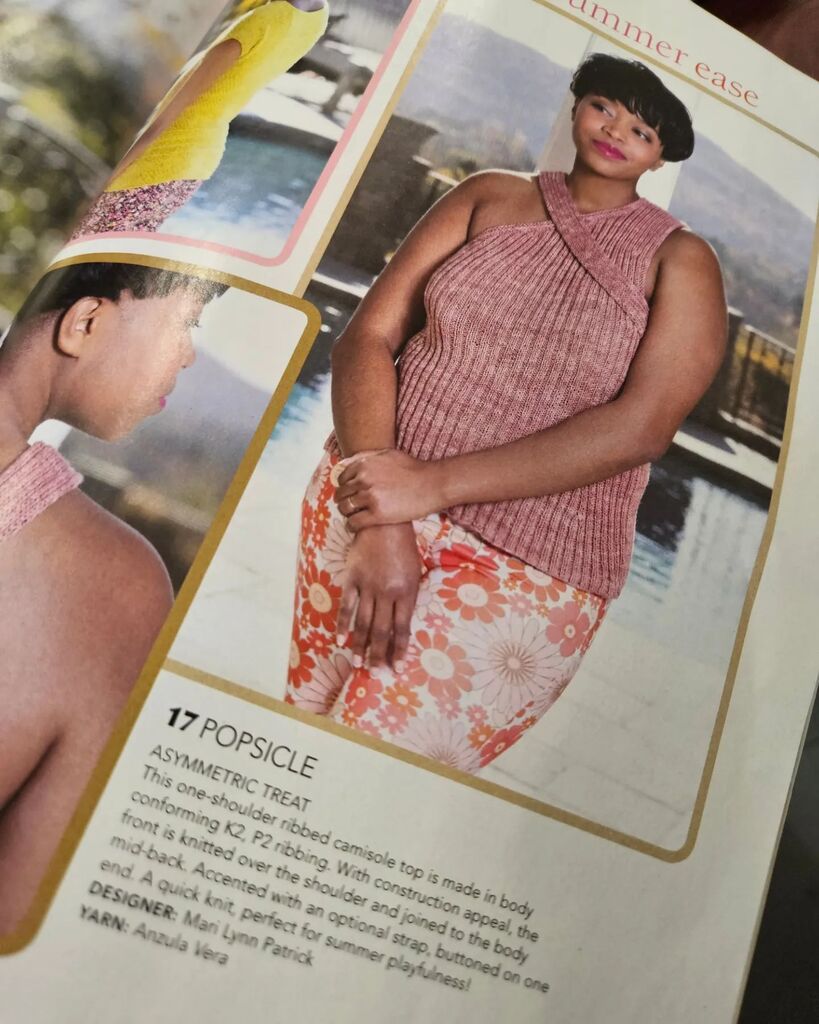 I love opening a knitting magazine and seeing beautiful designs in our yarn! @marilynnpatrickknits <a href="/vogue/">Vogue Global Network</a>.knitting instagr.am/p/Cqtku4lP6wW/