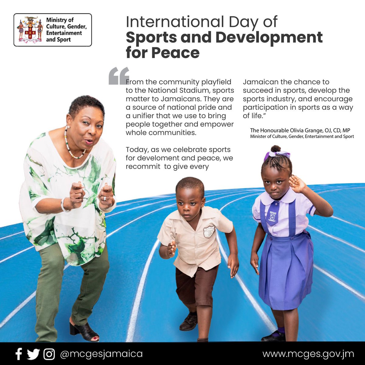 Today we celebrate International Day of Sport for Development and Peace. 

#IDSDP #IDSDP2023
#InternationalDayOfSportForDevelopmentAndPeace