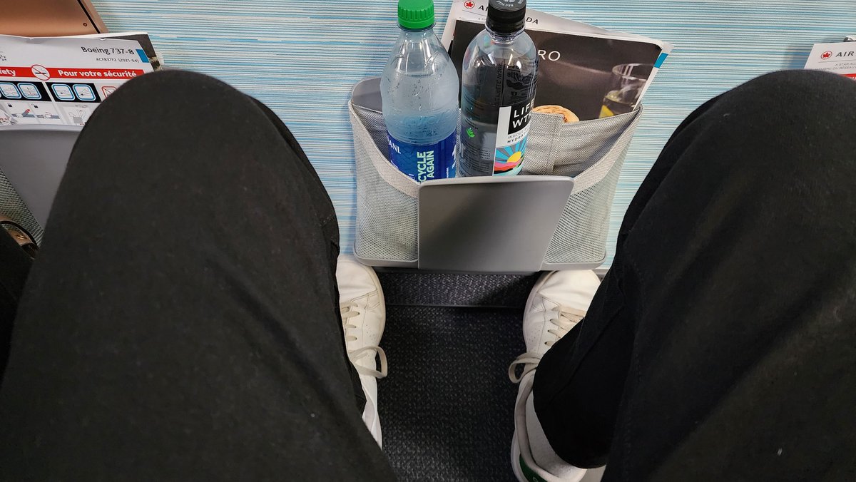 Ah, <a href="/AirCanada/">Air Canada</a>. Your very nice gate agent said the bulkhead would be better than the exit row for a 7 hour experience to Vancouver. This is like a prison cell and sucks. Who do I send my chiropractor bill to.