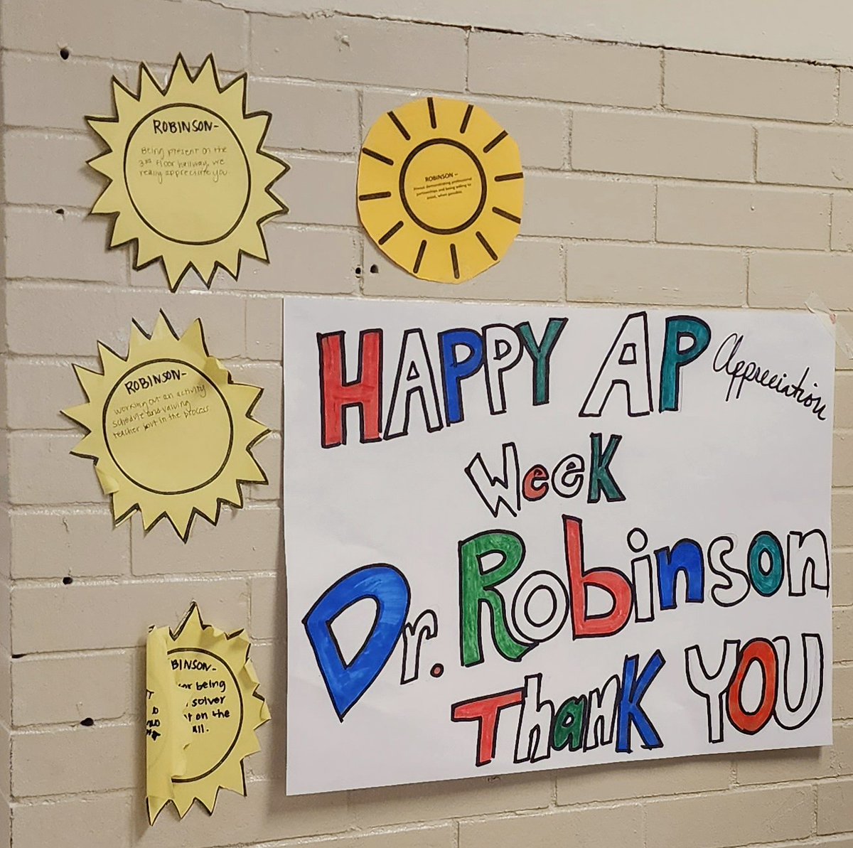 Feeling appreciated!  Its the little things that matter the most! <a href="/HandMiddleSC/">Hand Middle School</a>