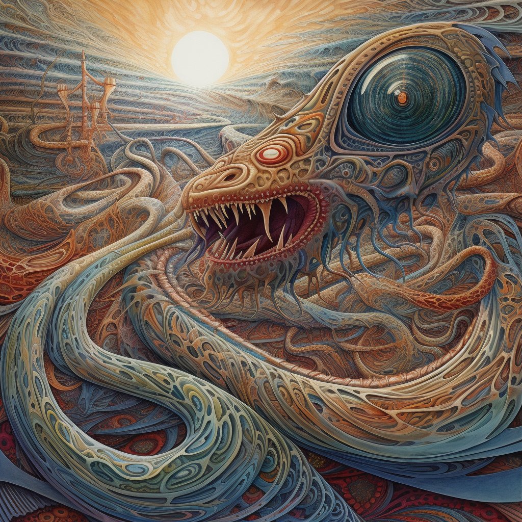 techhalla's tweet photo. ๐ถ @Tool is my favorite band and their music is as captivating as their album covers by Alex Gray.
Using #MidJourney, I created new covers for some of my favorite albums and the results are mind-blowing! Share yours too! ๐จ๐ค #music #art #aiartcommunity #alexgray #toolband https://t.co/iYfYTaTCPW