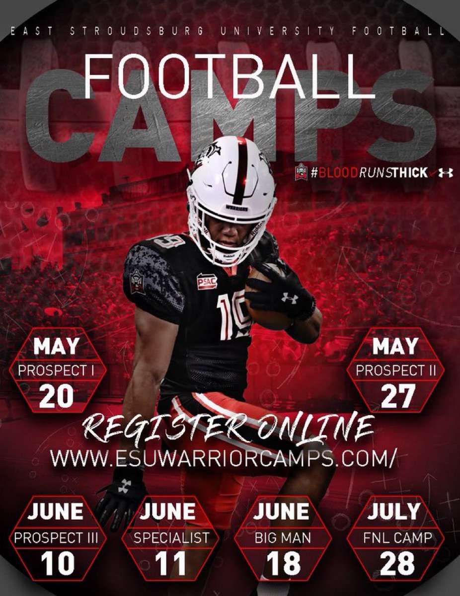 Show and prove to earn a scholarship! Over 50% of our offers come from people we see in person, so we’d love to have you on campus to compete #BloodRunsThick⚫️🔴