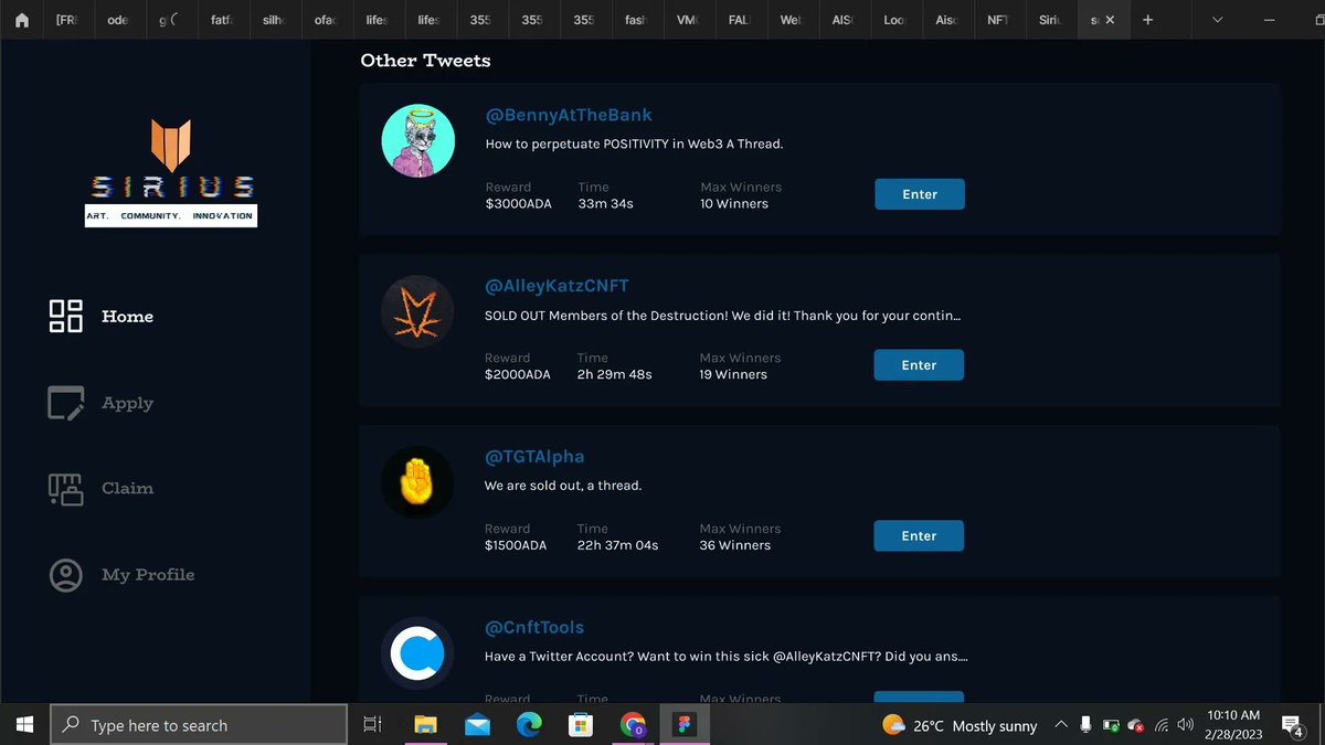 CnftGuide's tweet photo. ADA #Giveaway 🚨

Prize:
🏆30 #ADA

Rules:
⭐️Follow @dannydavit0 @projectsirius_ &amp; @SiRiusLegacy
⭐️❤️+RT
⭐️Tag 3 friends 

24H⏰

#CNFTGiveaway #NFTCommunity #NFTs #NFTartist #nftart #Cardano #CNFT #CNFTCommunity #NFTGiveaway https://t.co/irU0KnxVUA