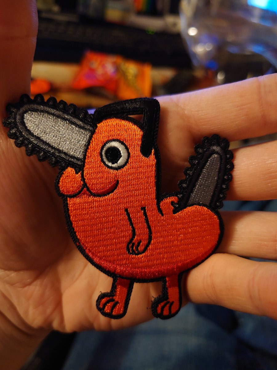 tacbaconpatches's tweet image. The game is over now, meme patches have officially peaked. 

#pochita #chainsawman #dickbutt #meme #tbpatches