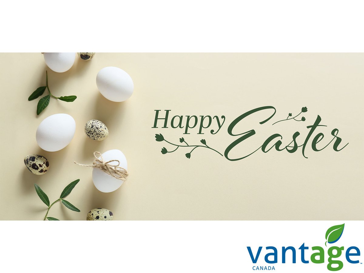 Wishing you a Happy Easter full of blessings, from our Vantage Canada team