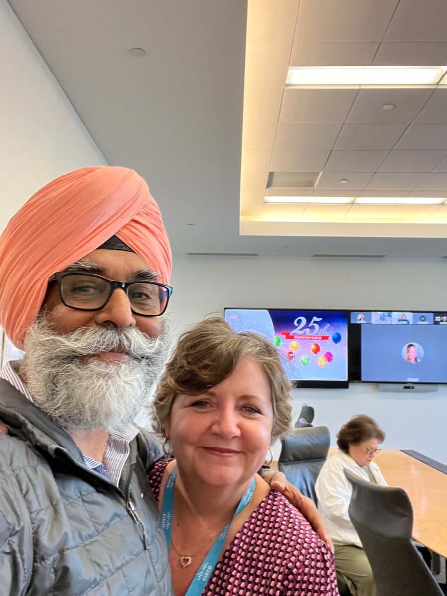 grewaljiwan's tweet image. Happy 25th #Ciscoversary @janeriad. Honored to be part of your team!! @WeAreCisco  @Cisco