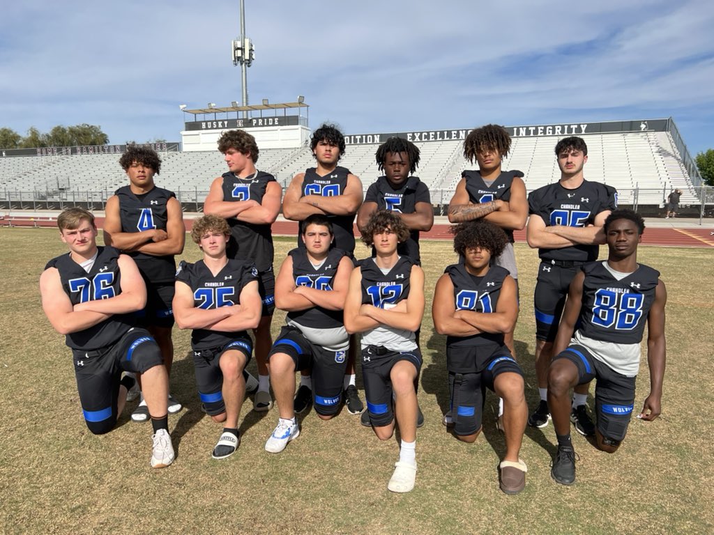 Chandler high school has got some big-time prospects in the next couple of years. Very talented group. Head coach Rick Garretson has done a great job developing big-time ball players.