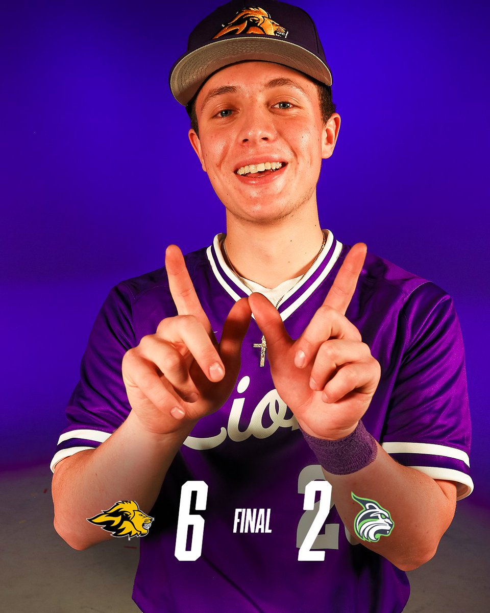 BB | <a href="/ECBaseballLions/">Emerson Baseball</a> Triumphs Over Lesley, 6-2 ⚾️

🗒️ emersonlions.com/sports/bsb/202…

*Robby Posio: 3-5, double, two RBIs
*Matt Nachamie: 1-4, one run scored, two RBIs
*Jake Morvillo (W, 1-1): 7 Ks

Up Next: vs. Coast Guard on April 8th

#HearUsRoar