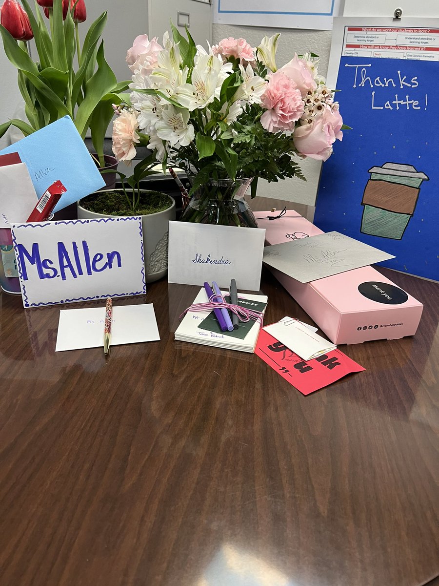 #DSLA really made my week with all the notes, gifts, and affirmation! I am… because of them! Happy AP week! #TheDSLAWay #LeadingTheCharge #AllTheWay