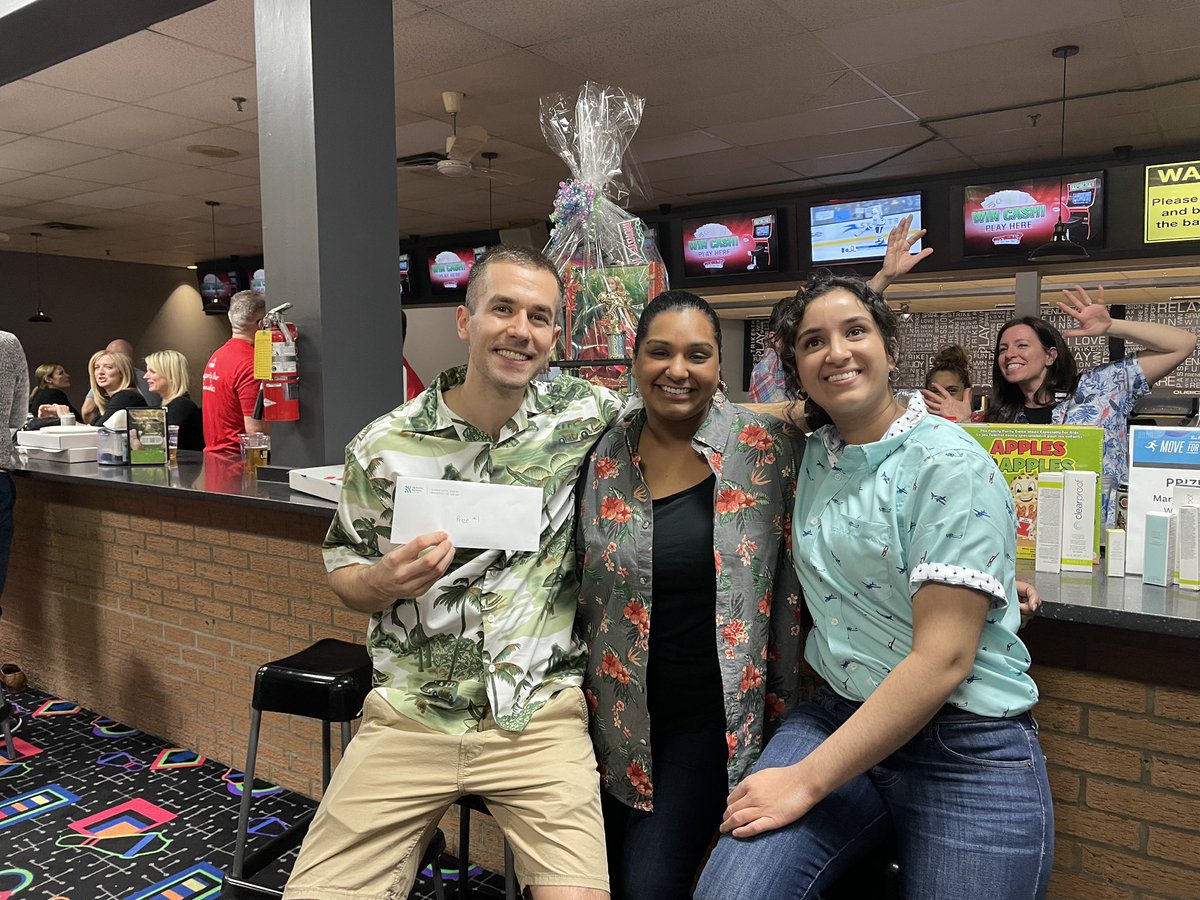 We rolled on into this Easter weekend in style as YRP hosted our Bowling Challenge in support of @BBBSYork. Members came together to fundraise $8,000 in support of this great charity. Our Bowling Chair @CHammond953 presented the coveted trophy to the team from Communications!!