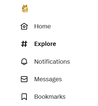 Red_Dragon23's tweet photo. What is going on right now? Anyone else getting this on the top left hand corner? #Dogecoin #DOGEtwitter #PaywithDoge #ElonMusk https://t.co/g5fd4aJsl1