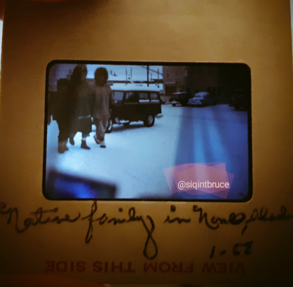 siqintbruce's tweet photo. A parental slide; native family in Nome, Alaska, 1-58. #35mm #35mmfilm #alaska #analogphotography #nativealaskan #nome #photography #realfilm https://t.co/m7VVEzmBI3