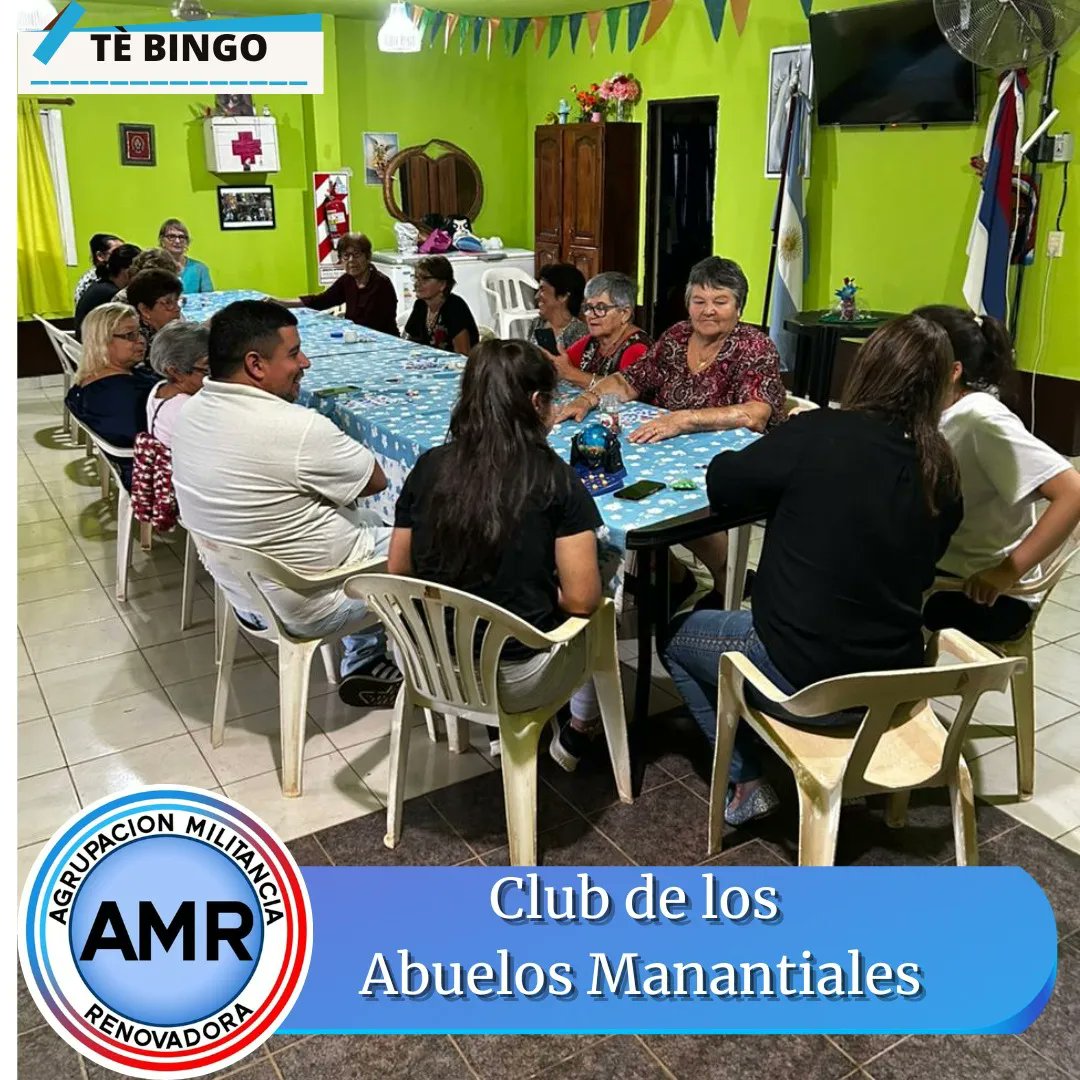 AgrMilitRenov's tweet photo. ☕️ Compartiendo una Tarde de Te&Bingo en el CLUB DE LOS ABUELOS MANANTIALES.
📍Te & Bingo alegría y un poco de risas para disfrutar la tarde lluviosa.
@MDRenovadora
@FRdelaConcordia
@contaconmigoposadas
#quesigalalo
#quesigalinda #contas #contaconmigo #posadas #ArgentinaGP https://t.co/JJTPF5bsVH
