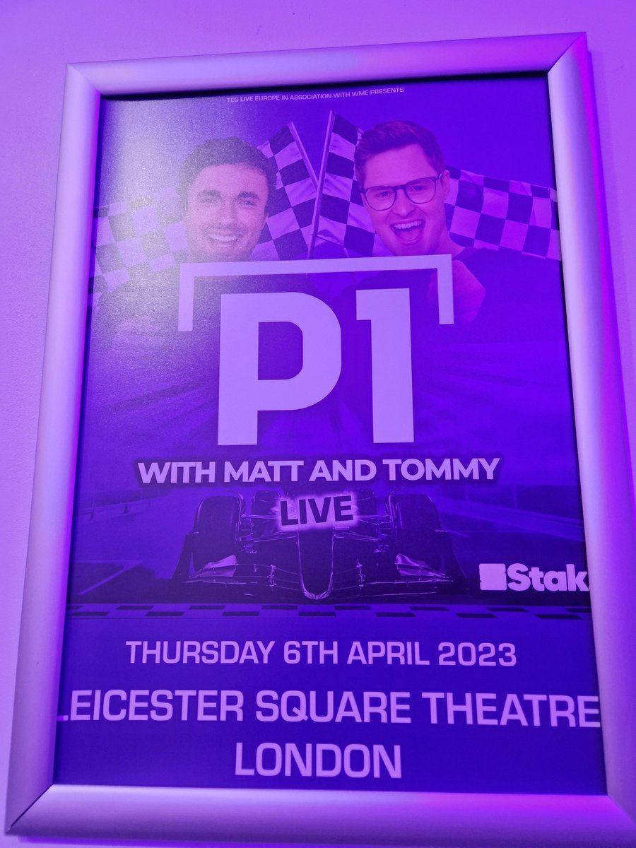 Thrinne1's tweet photo. Absolutely fab night at #P1Live Was too busy laughing and cheering to take any other photos. More of the same soon please @MattP1Tommy https://t.co/oY2OEmotUi