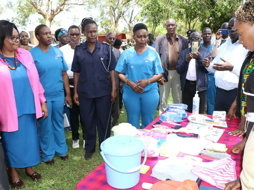 nams_tina's tweet photo. During Cervical Cancer Screening Day, Menstrual Laboratory Was Set Up Courtesy of WKSP to Create Awareness of Menstrual Products, disposal Method, Physical Hygiene, Knowledge on Menstrual Health Management and Create Awareness of the three Menstrual Pledges

@USAIDGH @USAIDKenya https://t.co/UMehDXscxr