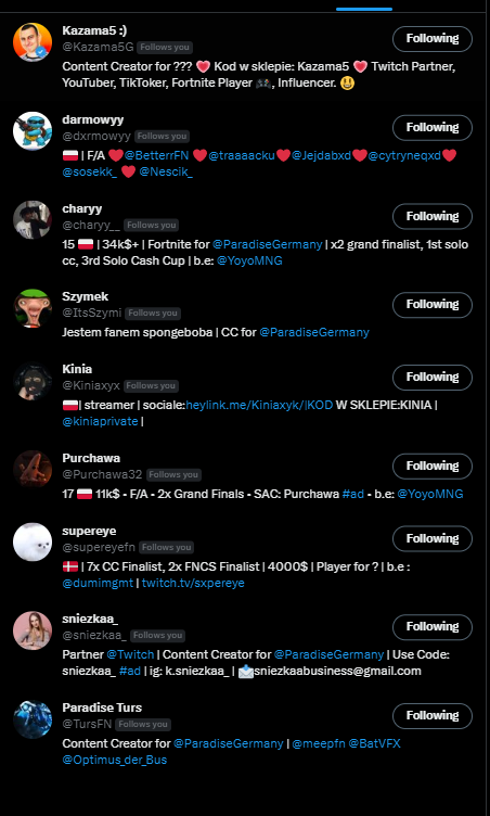 Paradise eSports (Closed) tweet media