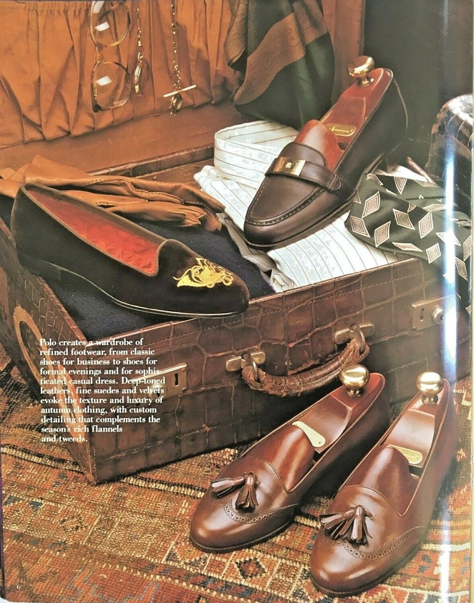 derek guy on Twitter "ralph lauren shoe catalog versus the shoes