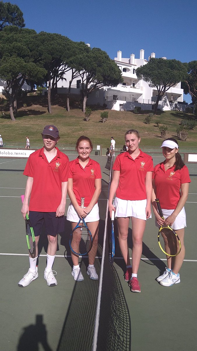 More Leysian pairs from the <a href="/5StarTennis/">5 StarTennisHolidays</a> tournament yesterday at Vale do Lobo.
