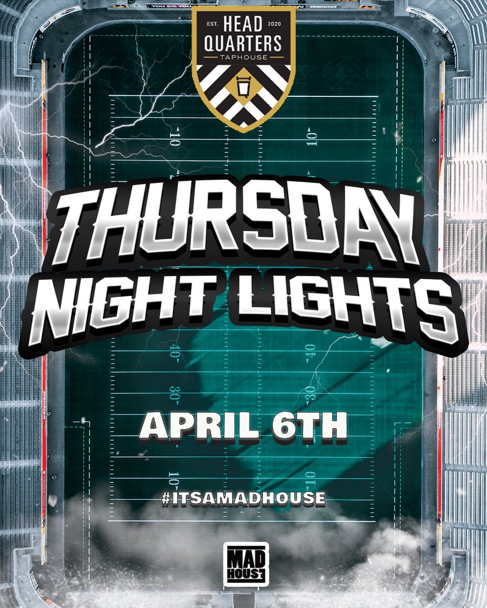 MadHouseELP's tweet image. THURSDAY IN FULL EFFECT! 😏🔥
#ThursdayNightLights at #Headquarters
Central TONIGHT! Reservations, Text 915-593-9271!