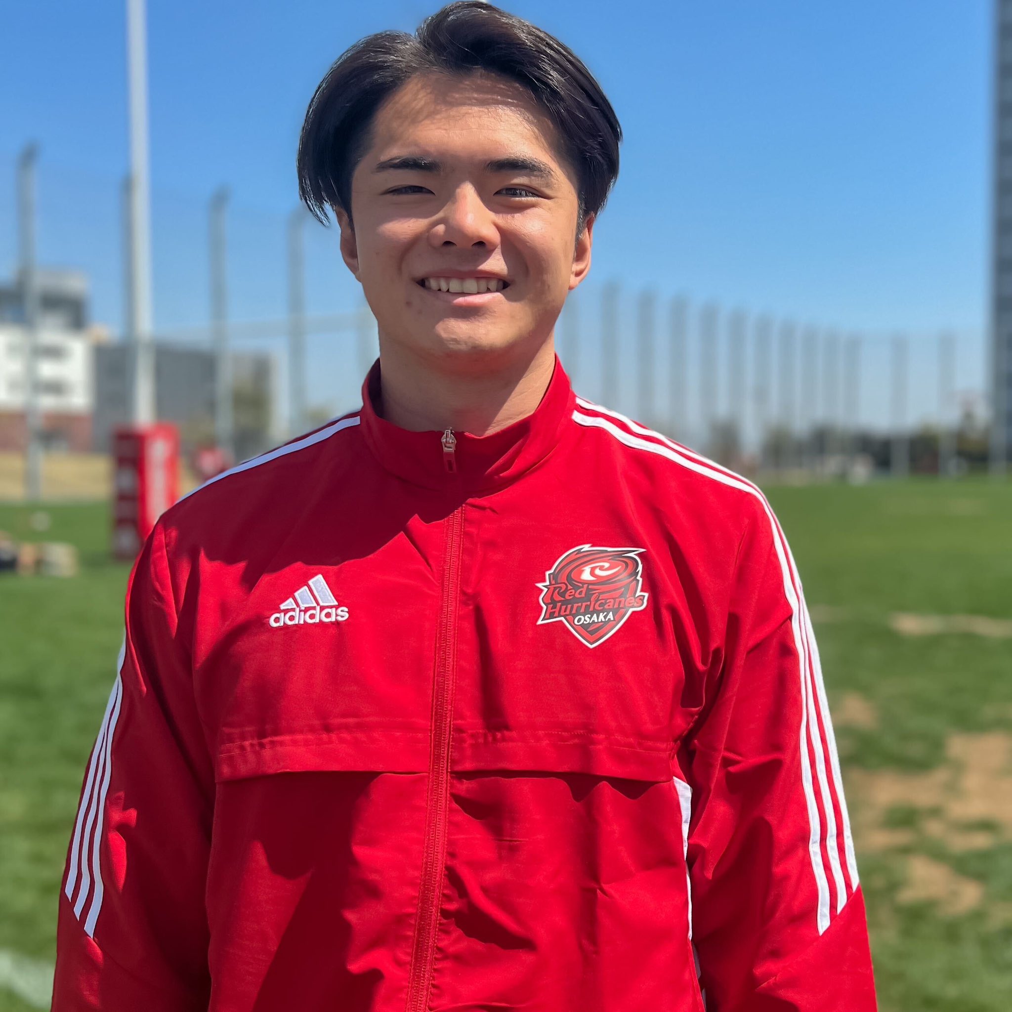 ラグビードコモレッドハリケーンズウインドブレーカーアディダス