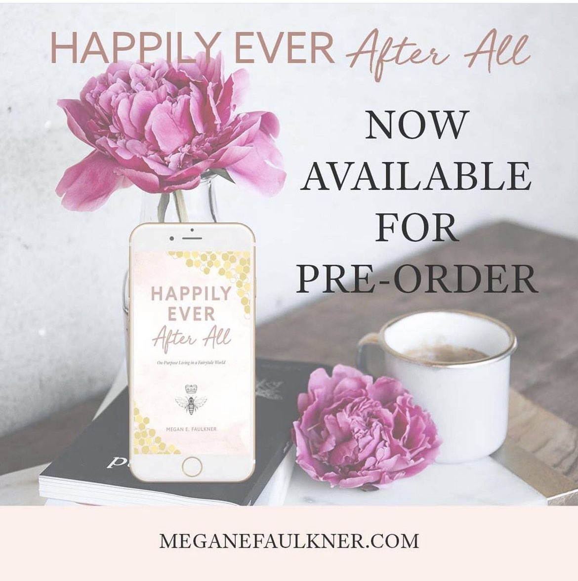 meganefaulk's tweet photo. My debut book, Happily Ever After All, is available for pre-order now. Check it out on @BNBuzz @amazon or any of your favorite retailers! She launches into the world May 5 and I can’t wait for you to meet these pages. 💗 https://t.co/5M022z3QoV