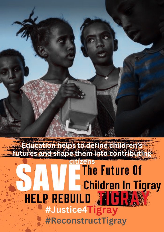 Eyerustg's tweet photo. The rights of #ChildrenOfTigray have been completely obliterated by the 🇪🇹n &amp;🇪🇷n gov as they deliberately target Tigrayan children to kill, rape, &amp; starve them. #IC  save Tigray children. @UNHumanRights @WFP @WHO @SecBlinken @POTUS @BradSherman @antonioguterres @UNGeneva @UN_HRC https://t.co/443HKpylbM