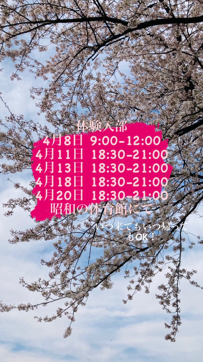 hokenvolley's tweet photo. 大学生活がいよいよ始まりましたね🌸

そろそろバレーがしたくなって来てませんか⁉️

��んなあなたに朗報‼️
明日9:00-12:00昭和の体育館にて体験入部を行います🏐💕

気になる方はDMまで！

 #春から群大 https://t.co/MsW0Yxei6r
