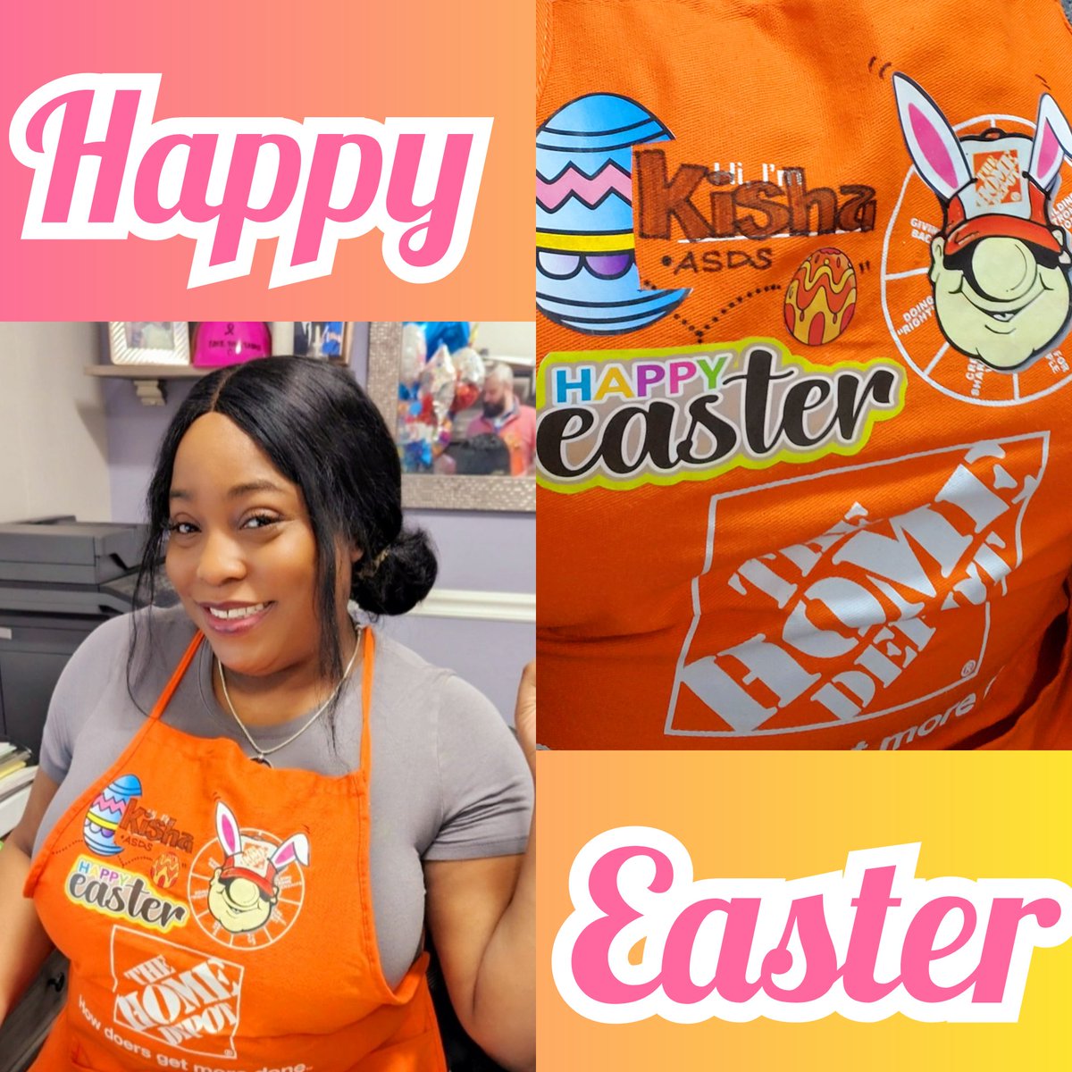 Kisha Aπ»Sπ»Dπ»S (@kishathompson42) on Twitter photo Happy Easter To All!
Thank you Fernanda for my Easter Apron ...I love it...It's the Homer with Bunny Ears for me....π°π£π°π£π° Happy Easter To All!
Thank you Fernanda for my Easter Apron ...I love it...It's the Homer with Bunny Ears for me....π°π£π°π£π°
