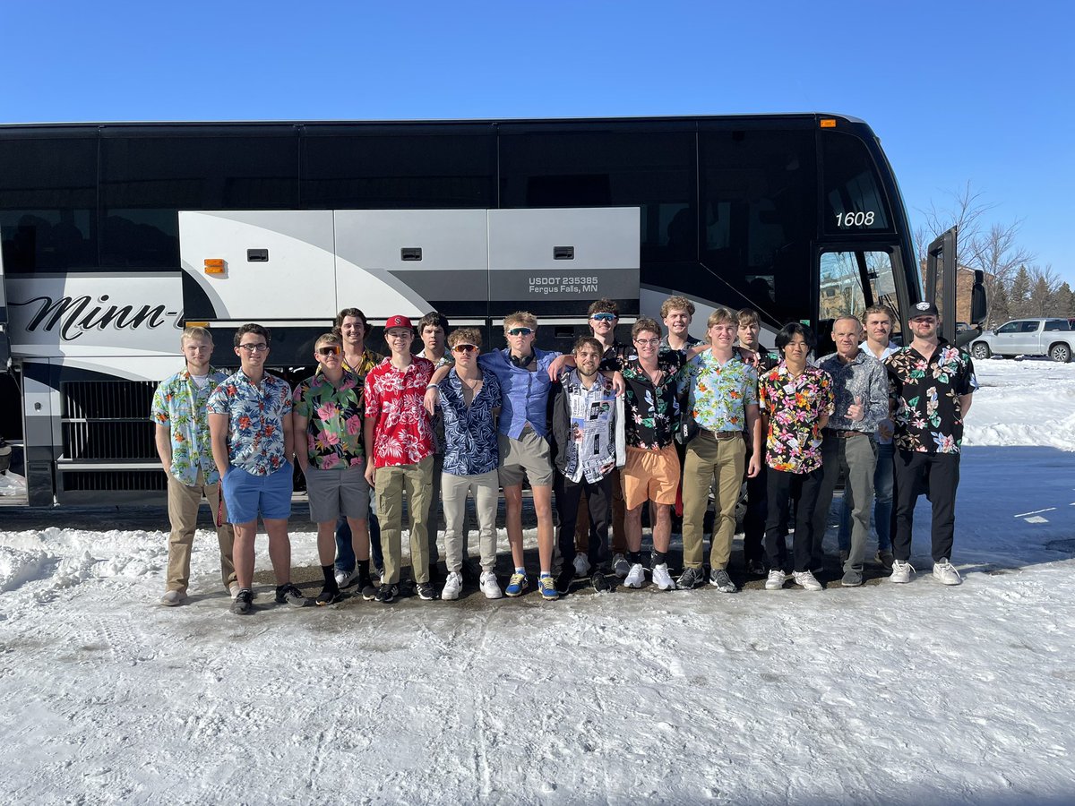 Headed to Montana to play.   Aloha shirts to bring the good vibes with us.