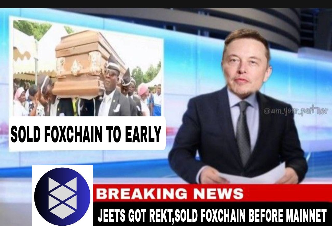 CryptoJerick's tweet photo. @Achilles1089 JEETERS WILL GET REKT IN FOXCHAIN!!!!
@FoxchainLabs 

#blockchain #FOXCHAIN #labomba https://t.co/VeSc4ybpUW