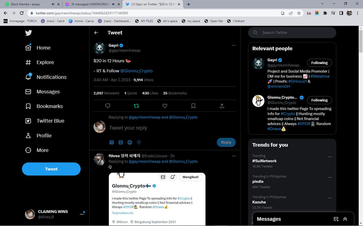 divss_0's tweet photo. @gayriresmihesap @Glonnu_Crypto done wml https://t.co/oBTbnnuTvg
